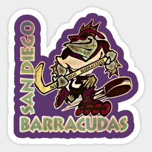 San Diego Barracudas Roller Hockey Sticker